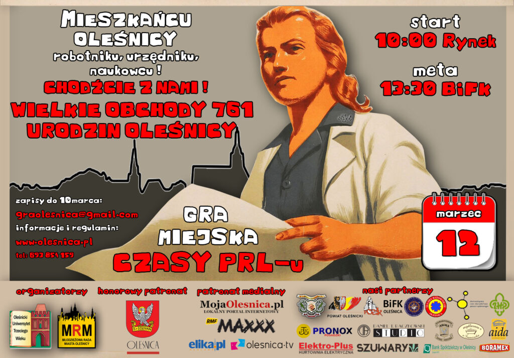 Plakat Gra Miejska 2016